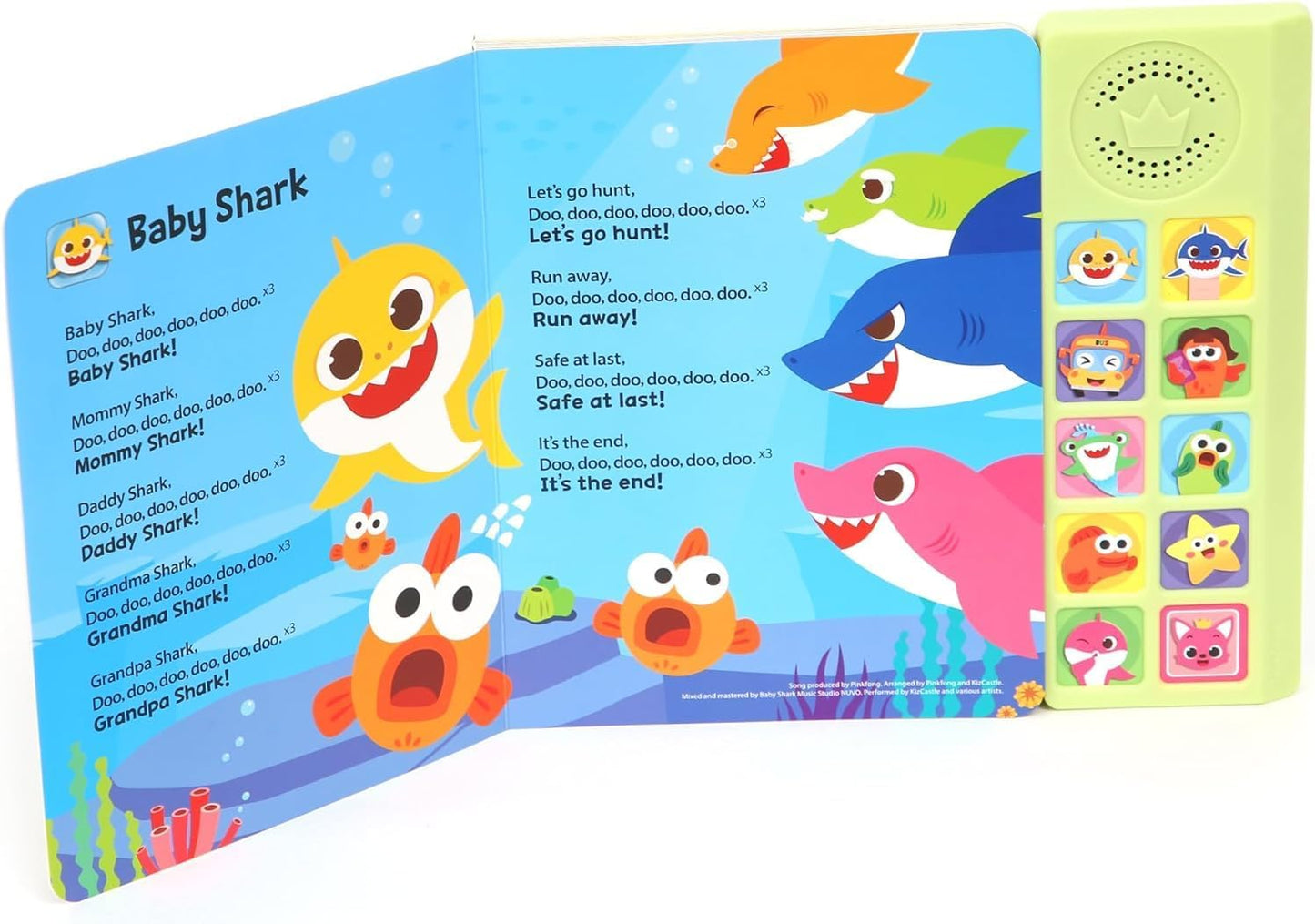 Interactive Baby Shark Sound Book with 10 Buttons | Educational Toy for Toddlers Ages 1-3 | Perfect Gift for Boys and Girls