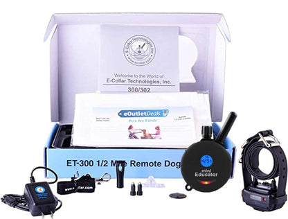 Mini Educator E-Collar ET-300 / ET-302 Dog Training Collar System with Remote...