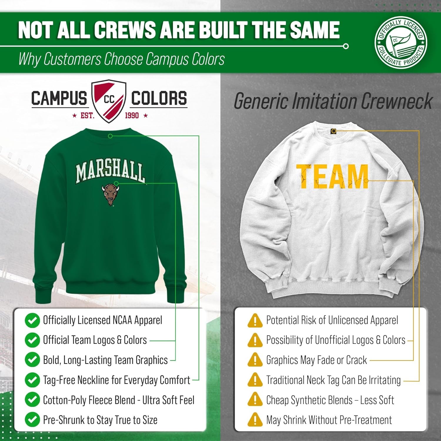 Adult Arch & Logo Soft Style Gameday Crewneck Sweatshirt