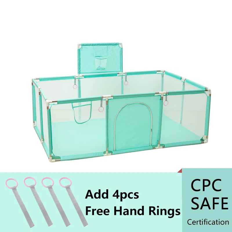 Indoor Baby Playpen Safety Barrier - Expansive Activity Gym and Groundbox Enclosure for Children