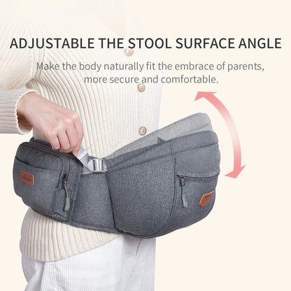Ergonomic Infant Hip Seat Carrier with Adjustable Comfort Features for Toddlers