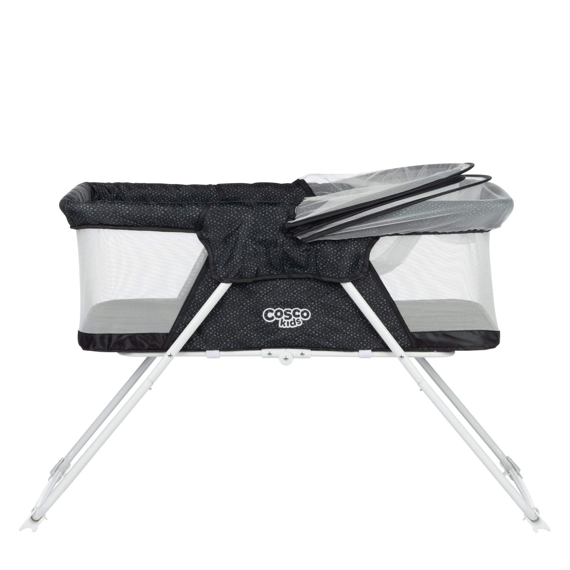 Sleep Spot Baby Bassinet in Noir Polka Dot Design