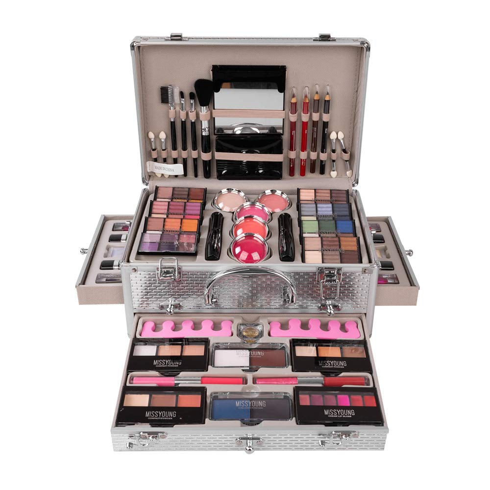 All in One Makeup Kit for Women Full Kit Multi-Purpose Combination Surprise Gift Set Beauty Full Make up Essential Starter Kit, Compact and Lightweight Design for Girls Women and Beginners