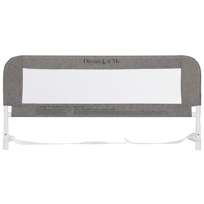 Dream on Me Hide Away Safety Bed Rail for Children - Grey Mesh Security Barrier System