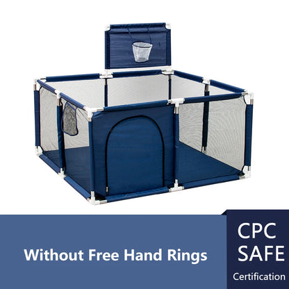 Indoor Baby Playpen Safety Barrier - Expansive Activity Gym and Groundbox Enclosure for Children