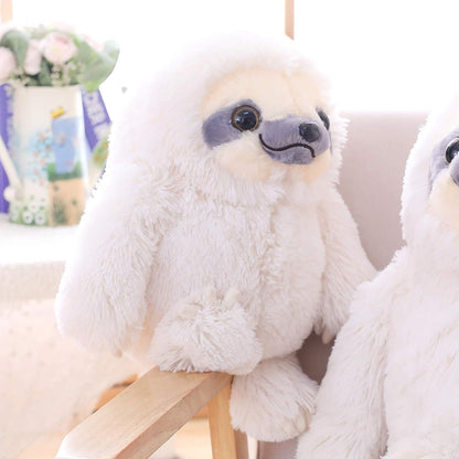 Ivory 15.7-Inch Plush Sloth Stuffed Animal - Ideal Birthday Gift for Children