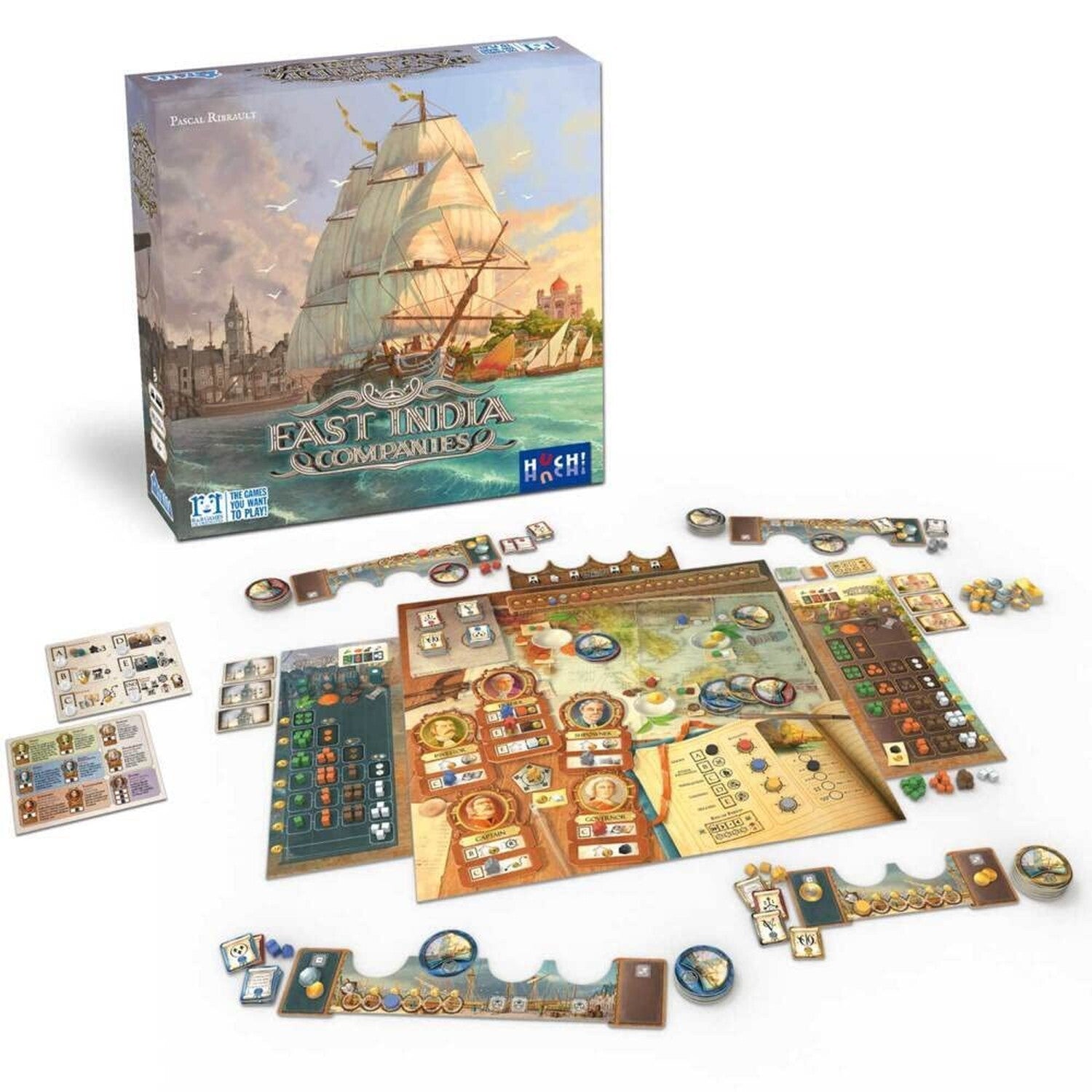 R&R Games East India Companies, Board Game for Adults and Kids, Board Games F...