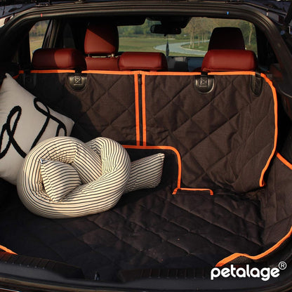 Car Seat Protector, 600D Heavy Duty Car Seat Cover for Dogs, Waterproof Dog Car Seat Cover for Back Seat, Scratch Proof Nonslip Seat Cover for Dogs in Car