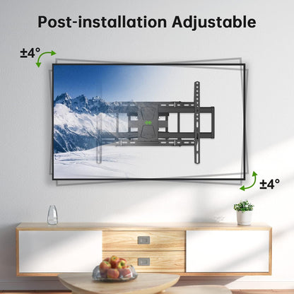 Full Motion TV Wall Mount 42"-84" TVS, Fits 16" 18" or 24" Studs, Heavy Duty TV Mounts Bracket with Dual Articulating Arms Tilt Swivel Extension Max VESA 600X400Mm, Weight Capacity 110Lbs
