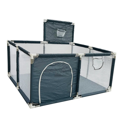 Indoor Baby Playpen Safety Barrier - Expansive Activity Gym and Groundbox Enclosure for Children