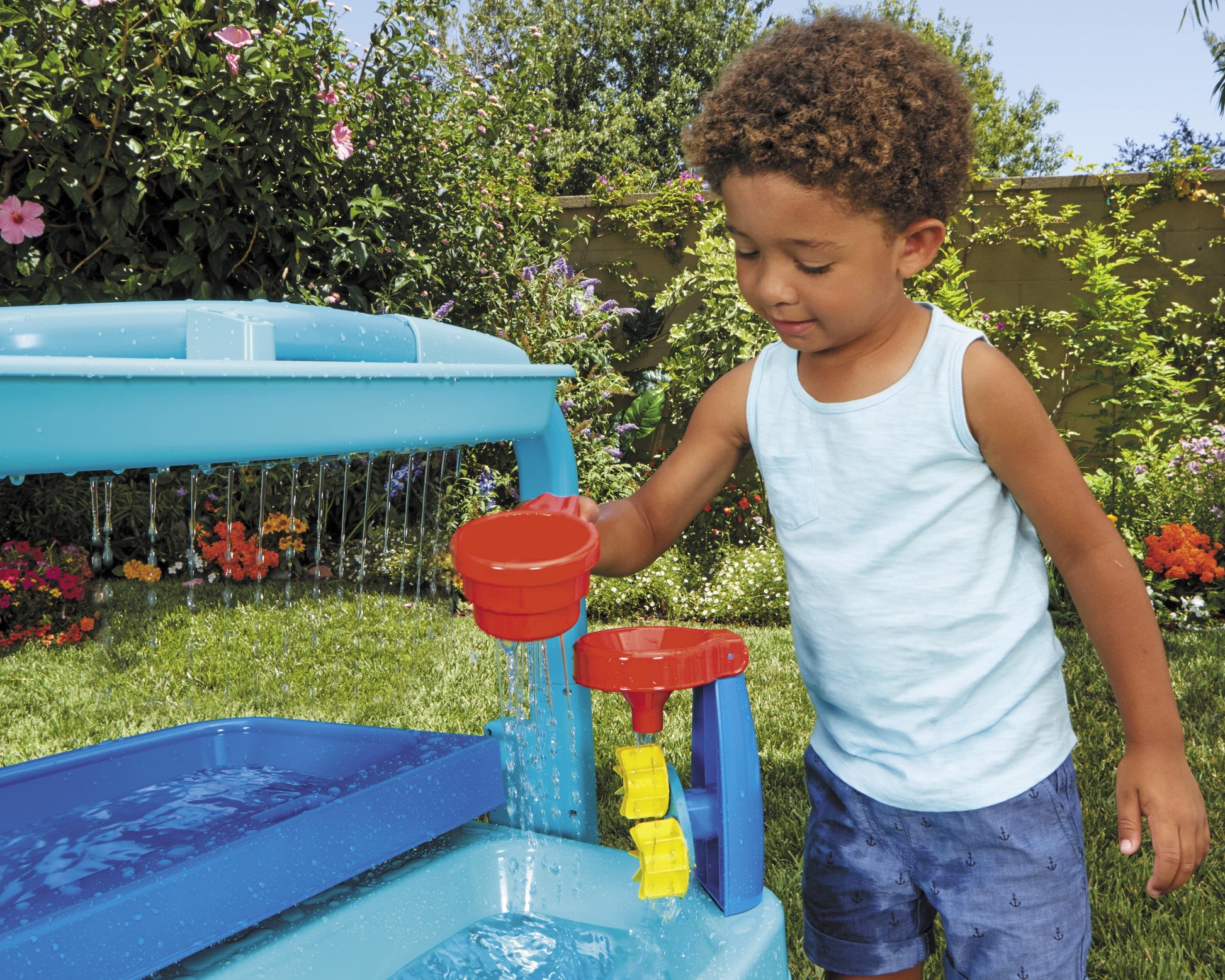 Outdoor Folding Water Play Table for Children Aged 3+