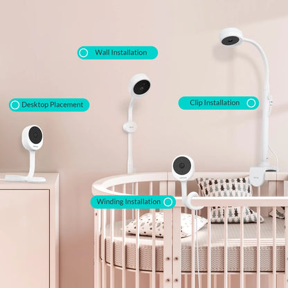 Peekababy 1080P HD 5-Inch Video Baby Monitor with Audio and Camera Functionality