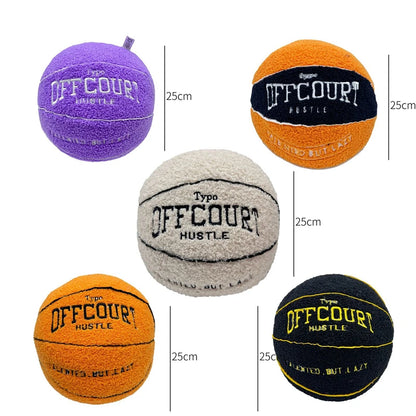 25CM Offcourt Basketball Plush Toy - Anime-Inspired Soft Pillow for Children, Ideal Birthday and Christmas Gift