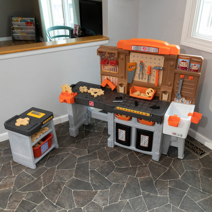 Toddler Workshop Utility Bench with 76-Piece Tool Set