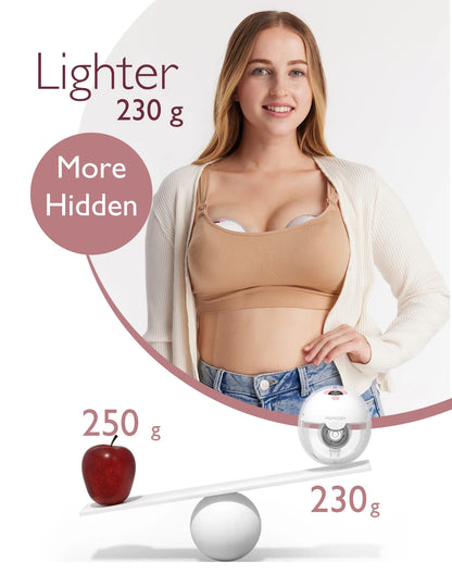M5 Hands-Free Electric Breast Pump Set - 24mm, Pink, Pack of 2