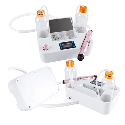 Small Bubble Beauty Device Cleansing Machine Blackhead Removal Water Spray Hydro Jet Face Pores Vacuum Suction Acne Cleaner