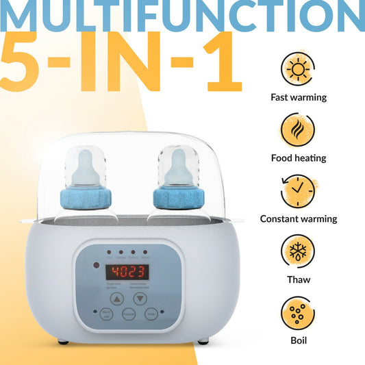 Remote-Controlled Baby Bottle Warmer and Formula Sterilizer – Perfect Gift for New Parents