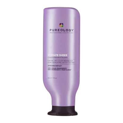 Hydrate Sheer Conditioner - Lightweight Hydrating Conditioner for Fine or Dry Color-Treated Hair, Silicone-Free & Vegan