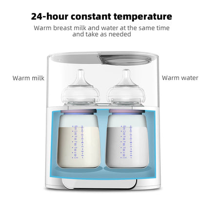 Portable Baby Bottle Warmer with 24-Hour Temperature Regulation for Heating Formula and Breast Milk