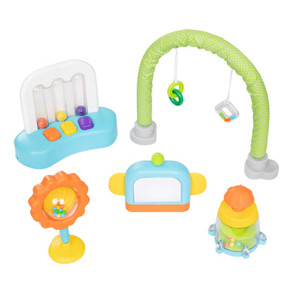 4-in-1 Activity Center Walker with Music and Lights for Enhanced Playtime
