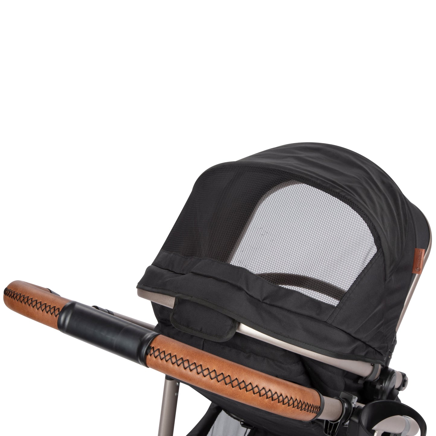 6-in-1 Modular Travel System for Infants and Toddlers in Black and Gold, Unisex Design