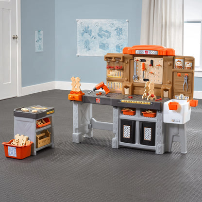 Toddler Workshop Utility Bench with 76-Piece Tool Set