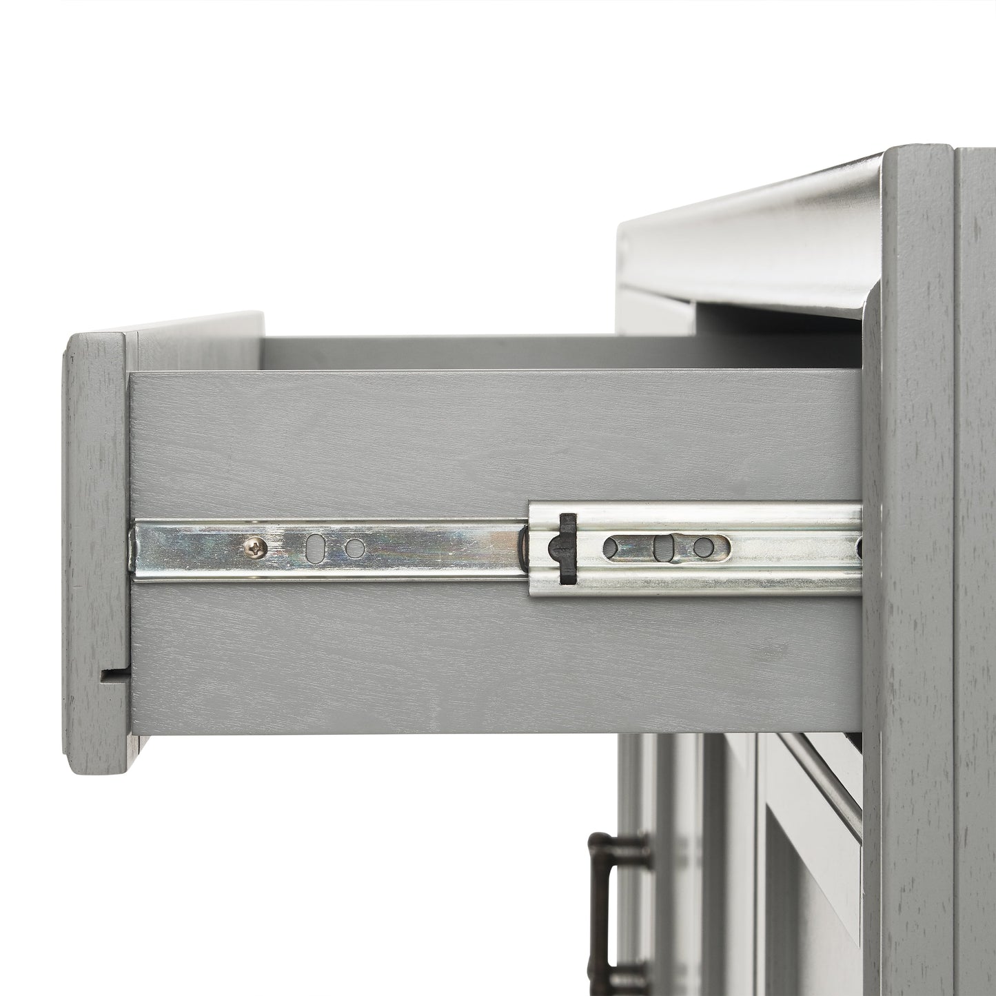 Tara 3-Piece Modern Farmhouse Buffet Cabinet and Kitchen Storage Set