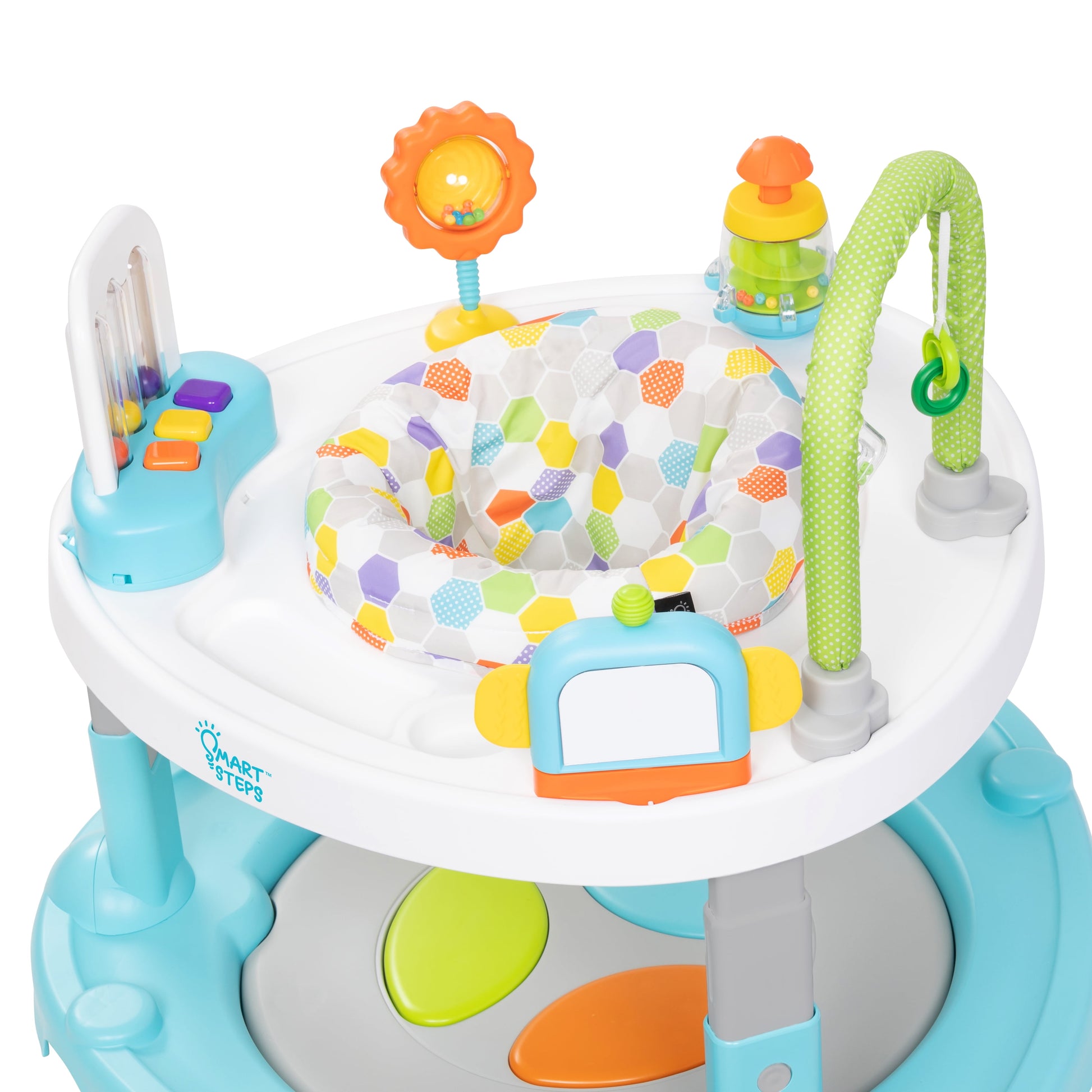 4-in-1 Activity Center Walker with Music and Lights for Enhanced Playtime