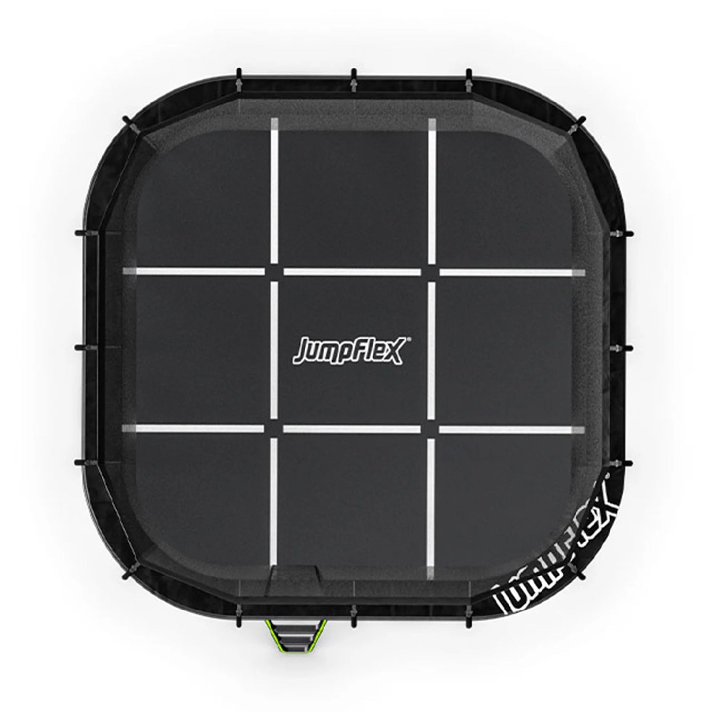 MEGA 19' Square Trampoline, Kids Outdoor Play Equipment with Net & Ladder