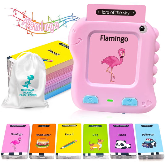 Interactive Educational Flash Cards for Children Aged 1-6, Montessori Learning Toys for Preschool Development
