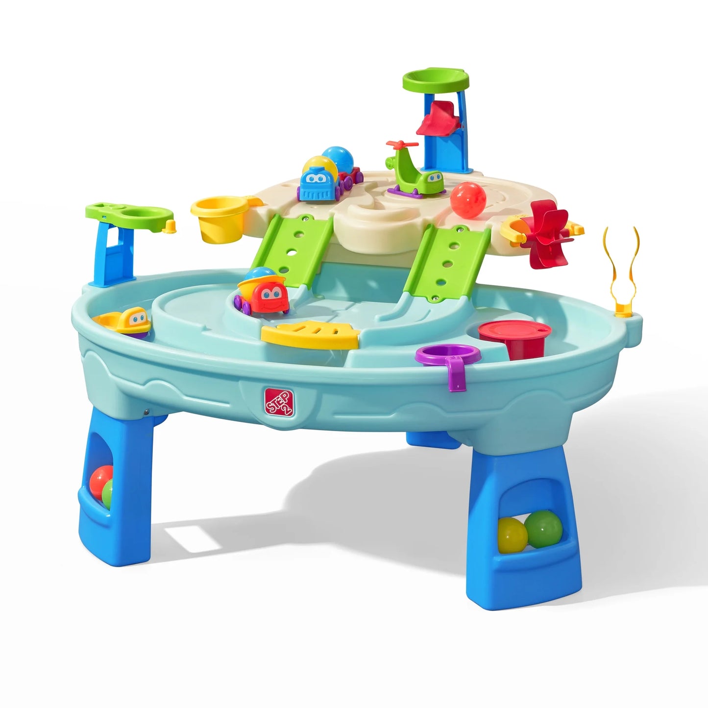 Ball Buddies Adventure Center: Toddler-Friendly Blue Sand and Water Table