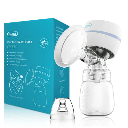 USB Rechargeable Portable Electric Breast Pump with Quiet Operation and Enhanced Suction, BPA-Free