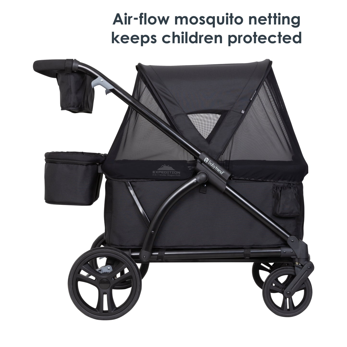 Expedition Ultra Black 2-in-1 Stroller Wagon Plus Edition