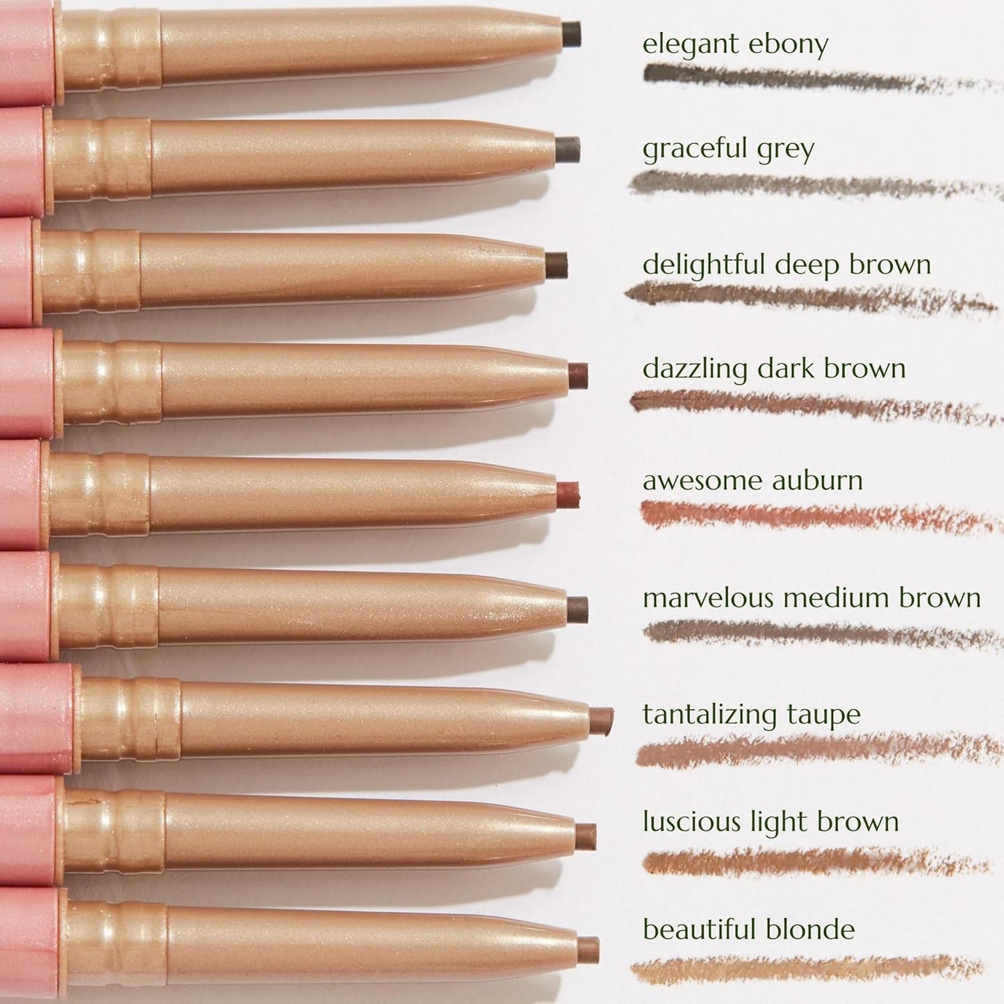 Eyebrow Pencil – Easy-To-Use Brow Definer for Shaping, Filling & Blending – Long-Wear Ebony Eyebrow Pencils for Women with Precise Tip (Ebony)