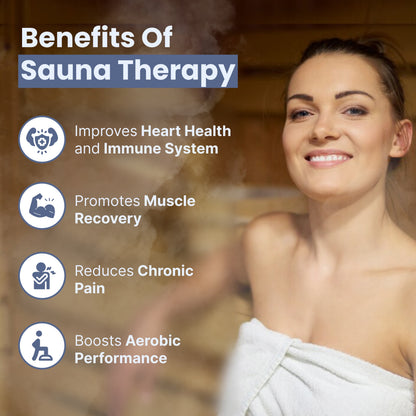 Canadian Hemlock Indoor Wet-Dry Sauna for 4-6 Persons with 4.5 kW UL Certified Heater