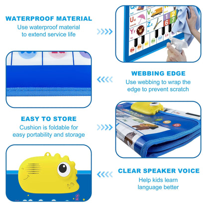 Electronic Alphabet Wall Chart - Educational ABC Learning Tool for Children Aged 2 to 4 Years