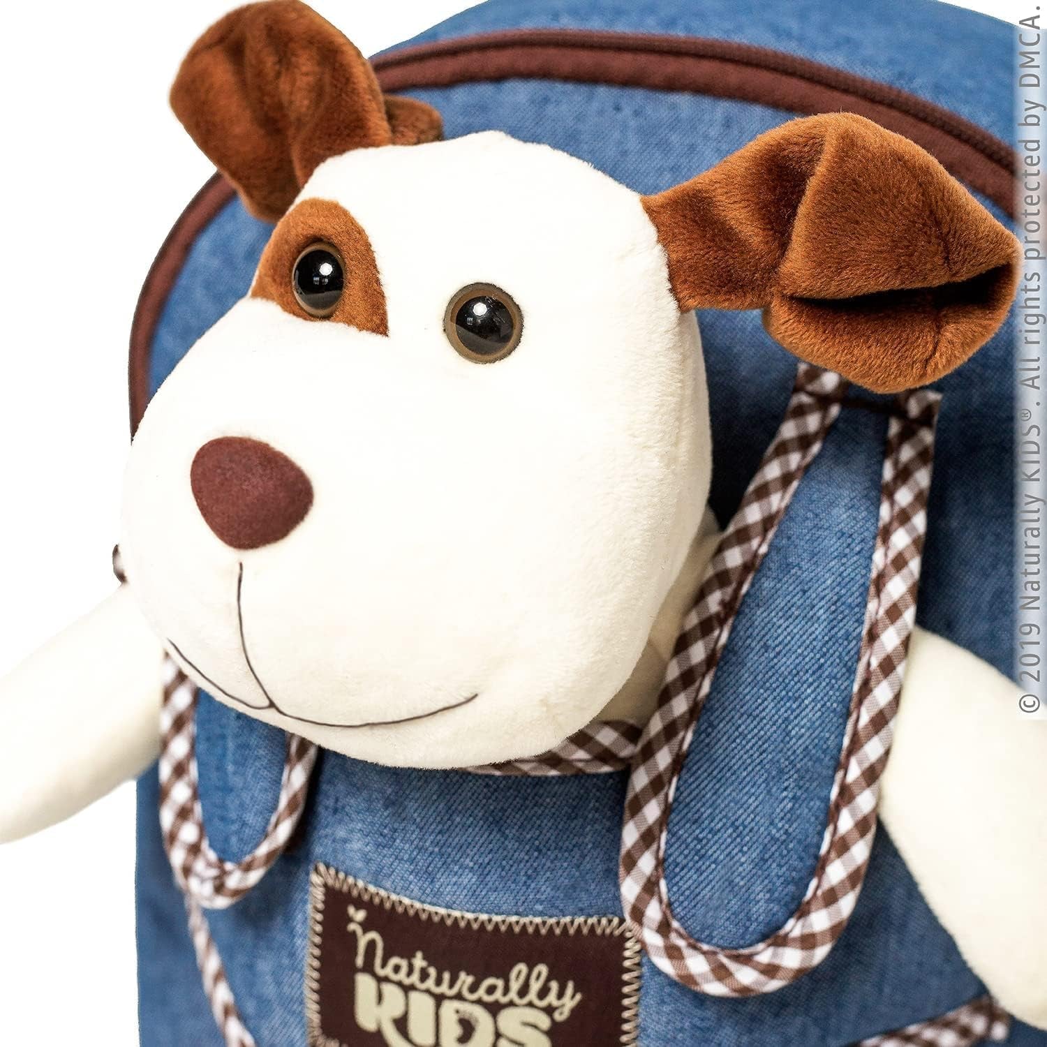 Dog Backpack and Toddler Plush Toy Set - Ideal Gifts for Children Aged 2 to 5 Years