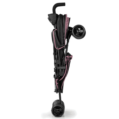 Summer 3D Mini Lightweight Umbrella Stroller - Compact Folding Design, Reclining Seat, Canopy, Supports Up to 45 Pounds, Ideal for Travel, Pink