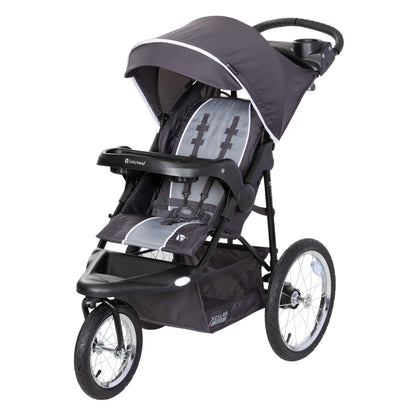 Xcel-R8 Plus Jogging Stroller with LED Lighting in Liberty Grey