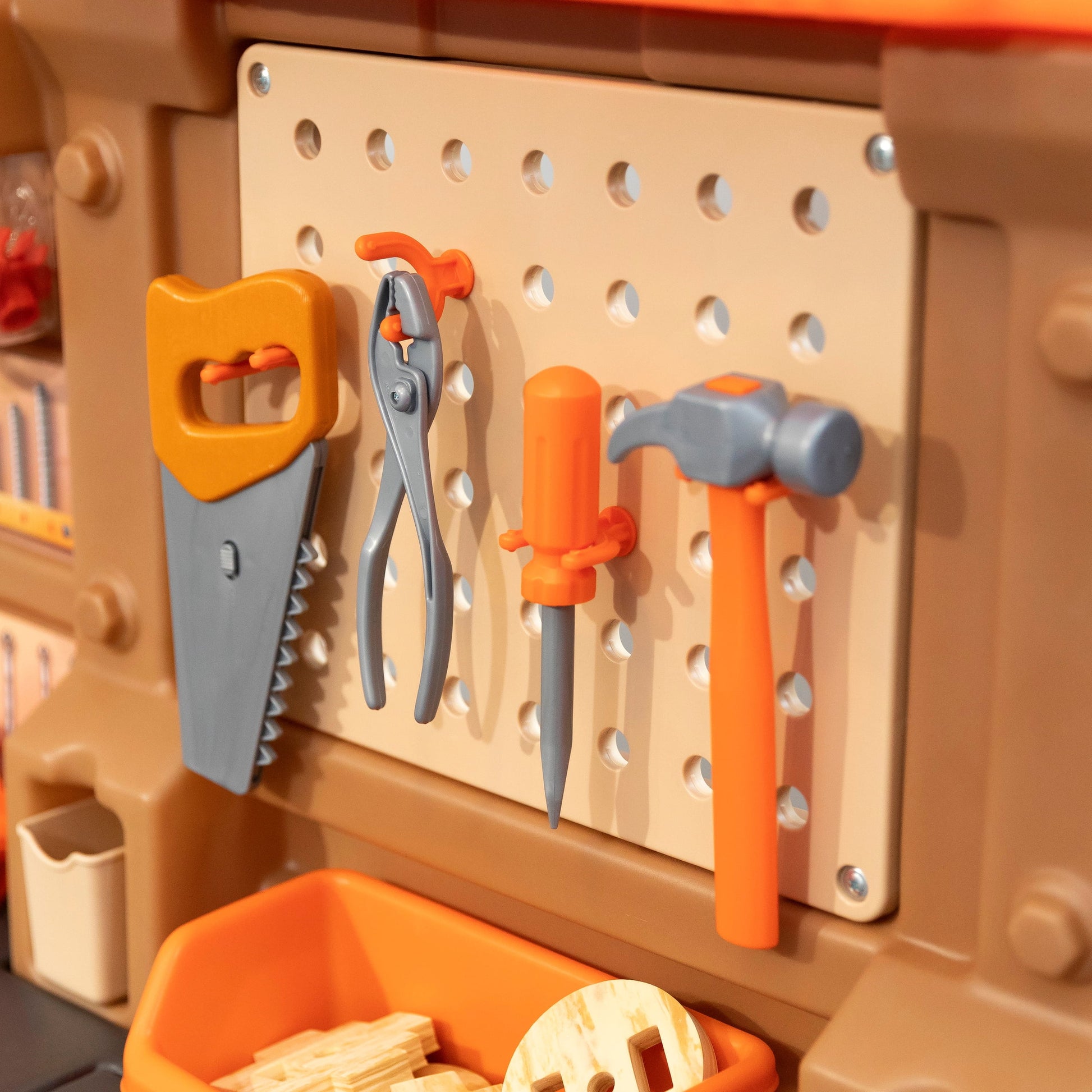 Toddler Workshop Utility Bench with 76-Piece Tool Set