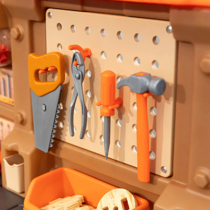 Toddler Workshop Utility Bench with 76-Piece Tool Set