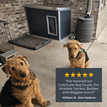 Cozycube Insulated Dog House with Coldroom Panel