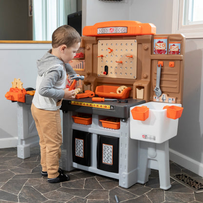 Toddler Workshop Utility Bench with 76-Piece Tool Set