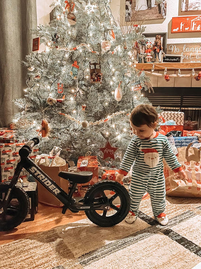 12-Inch No-Pedal Balance Bike for Children Aged 1 to 4 Years - Features Safety Pad, Padded Seat, Mini Grips, and Flat-Free Tires - Easy Tool-Free Assembly and Adjustments