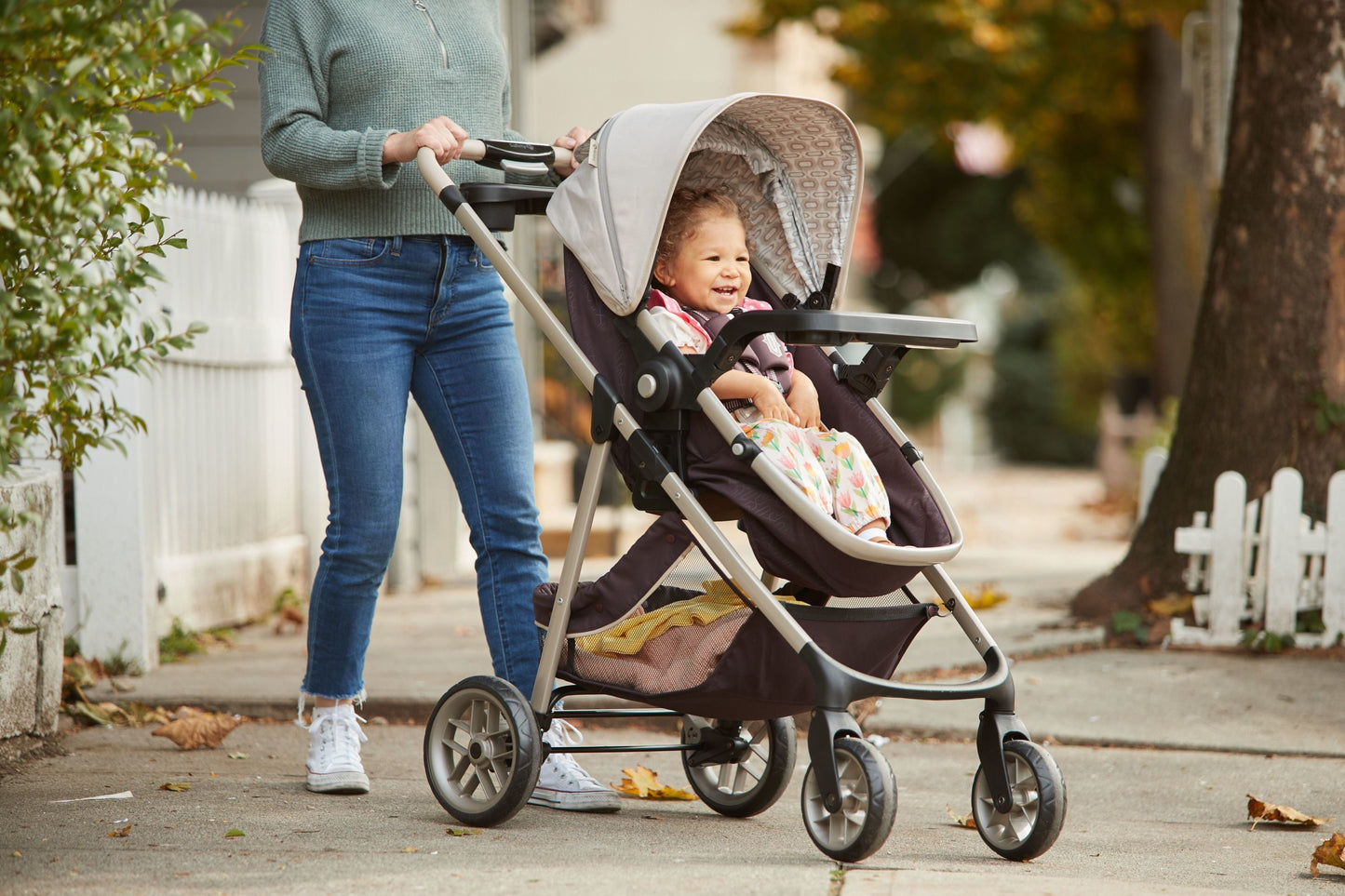Deluxe 8-in-1 Travel System for Infants - Grow and Go Flex in Dunes Edge
