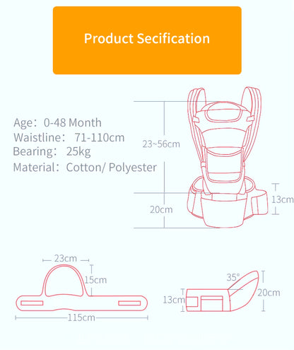 Multifunctional Baby Carrier Wrap: Versatile Ring Sling for Convenient Infant and Toddler Transport