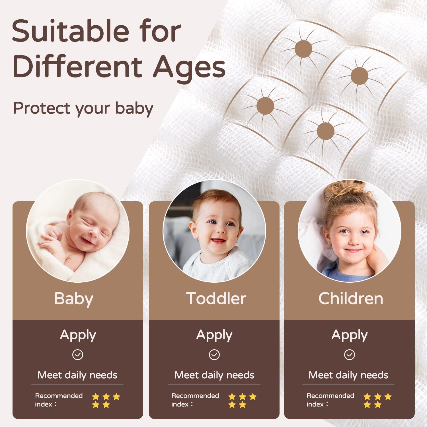 Hooded Muslin Cotton Baby Towels for Newborns - Soft, Absorbent Bath Towel with Hood for Infants and Toddlers, Large 32x32 Inches, Essential for Newborn Care