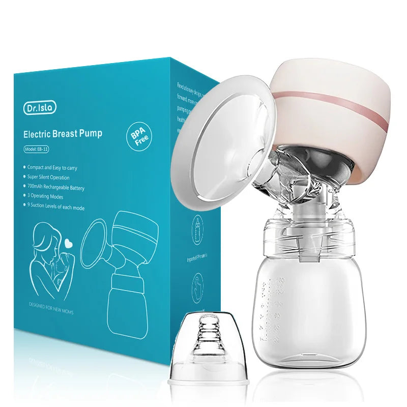 Professional Electric Breast Pump with Enhanced Suction for Comfortable and Quiet Milk Expression During Postpartum Recovery