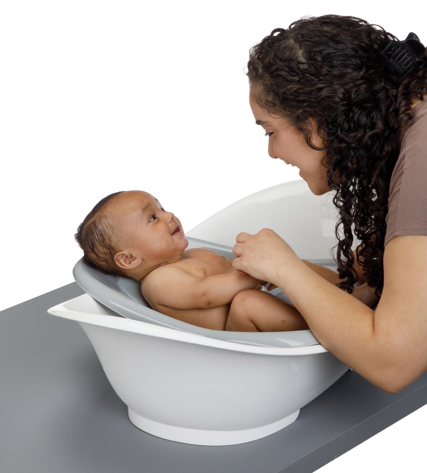 3-in-1 Multifunctional Plastic Infant Bathtub in Harbor Mist