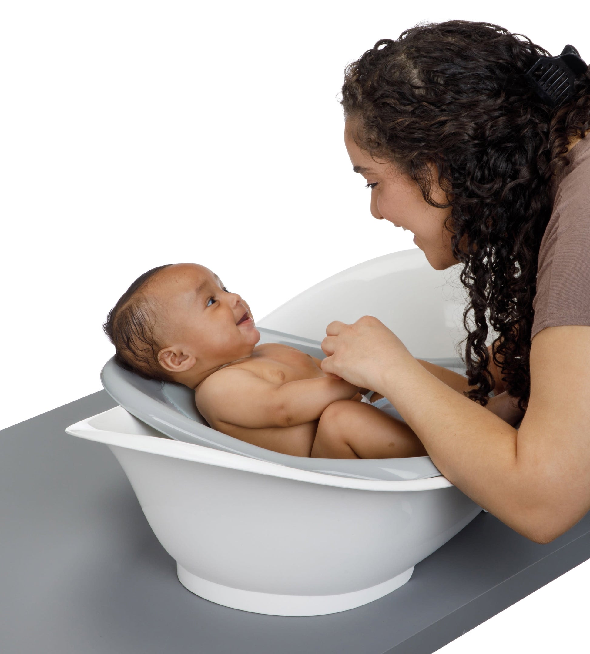 3-in-1 Multifunctional Plastic Infant Bathtub in Harbor Mist